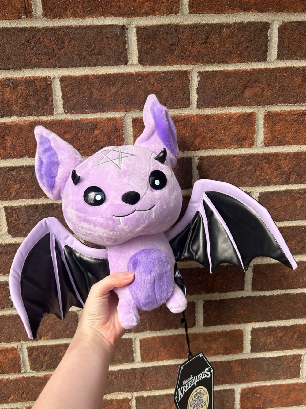Killstar Kreeptures vampire bat plush - Picture 7 of 13